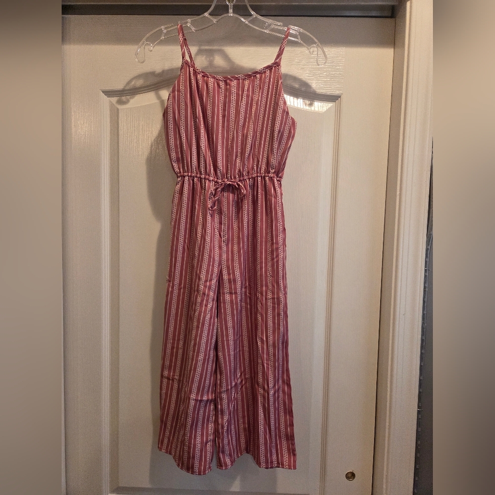 Striped Pink Jumpsuit for Kids